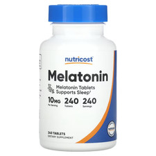 Melatoni,n 10 mg 240 tabs.Food Supplement, sl...