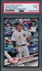 2017 Topps Update SSP Aaron Judge US99 Rookie RC PSA 9 Mint Bat on left shoulder