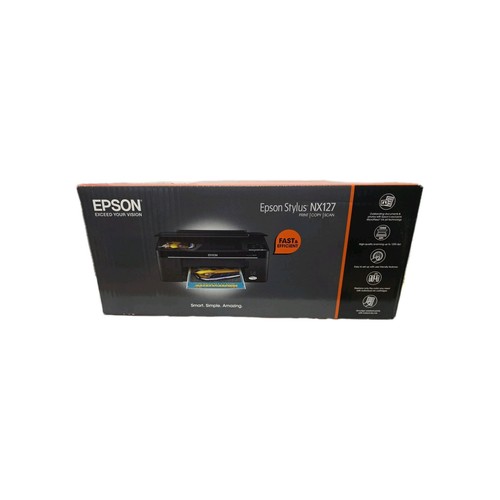 Epson Stylus NX127 All-In-One Inkjet Printer - Print, Scan, Copy - New In Box - Picture 7 of 10