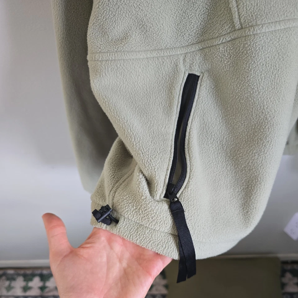 THE NORTH FACE Tka Attitude Zip Fleece Sweatshirt 1/2 zip tea green womens Large - Image 2 of 4