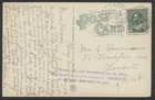 1925 Indian Cemetery Parry Sound ONT PC Toronto 13 Postal District Handstamp