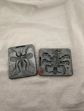 Vintage 1964 Mattel Creepy Crawlers Thingmaker Metal Molds Scorpion Bug Lot 2