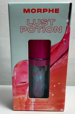Morphe Lust Potion Bi Phase Lip Oil Gloss  THIRST TRAP 3.2mL / 0.11 fl oz 