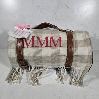 Mark & Graham Waterproof Picnic Blanket 'The Marvelous Mrs.  Maisel' Wool Blend