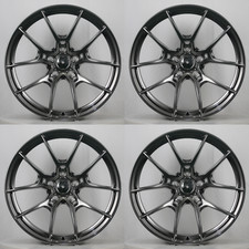 4pcs 19 X 9.5 Jdm Rays Style Wheels 5x114.3 Et35 Cb73.1 Alloy Wheels Hyper Bk