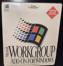 Microsoft Windows For Workgroups Operating System Version 3.11 Factory Sealed