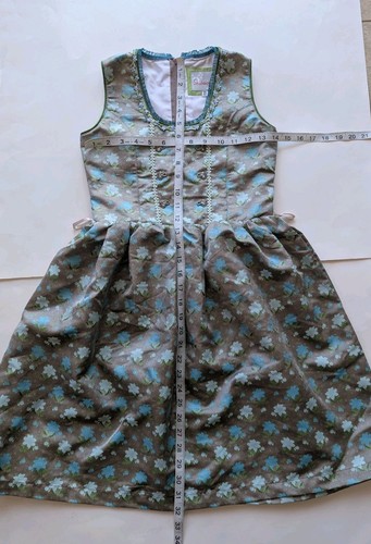 Stockerpoint German Bavarian Oktoberfest Dress Girl's 146/152 US 12/14 Floral - Picture 9 of 10