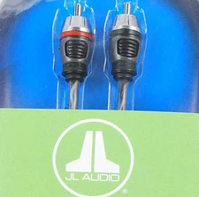 JL AUDIO XD-CLRAIC2-3 2-CHANNEL 3 FEET RCA CABLE FLEX QUAD TWISTED HIGH QUALITY