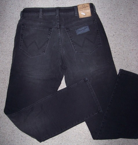 WRANGLER jeans TEXAS Stretch Nero StoneWash (sfumature Grigio)Tg.W36/L34 |  eBay