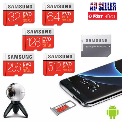 Micro SD Card SamSung Evo Plus 32GB 64G 128G 256G Class10 SDXC Memory 130MB/S - Picture 2 of 18