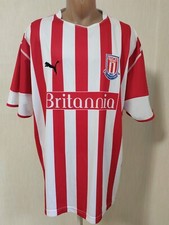 Stoke City football jersey home shirt 2005/2006 size XL
