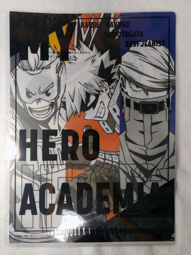 Mirko/ Bakugo/ Best Jeanist A4 Clear File Folder 2pc Set "My Hero Academia" - Picture 2 of 2
