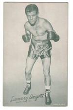 Sammy Angott Louisville Arcade Card Contender Boxer Exhibit Mutoscope