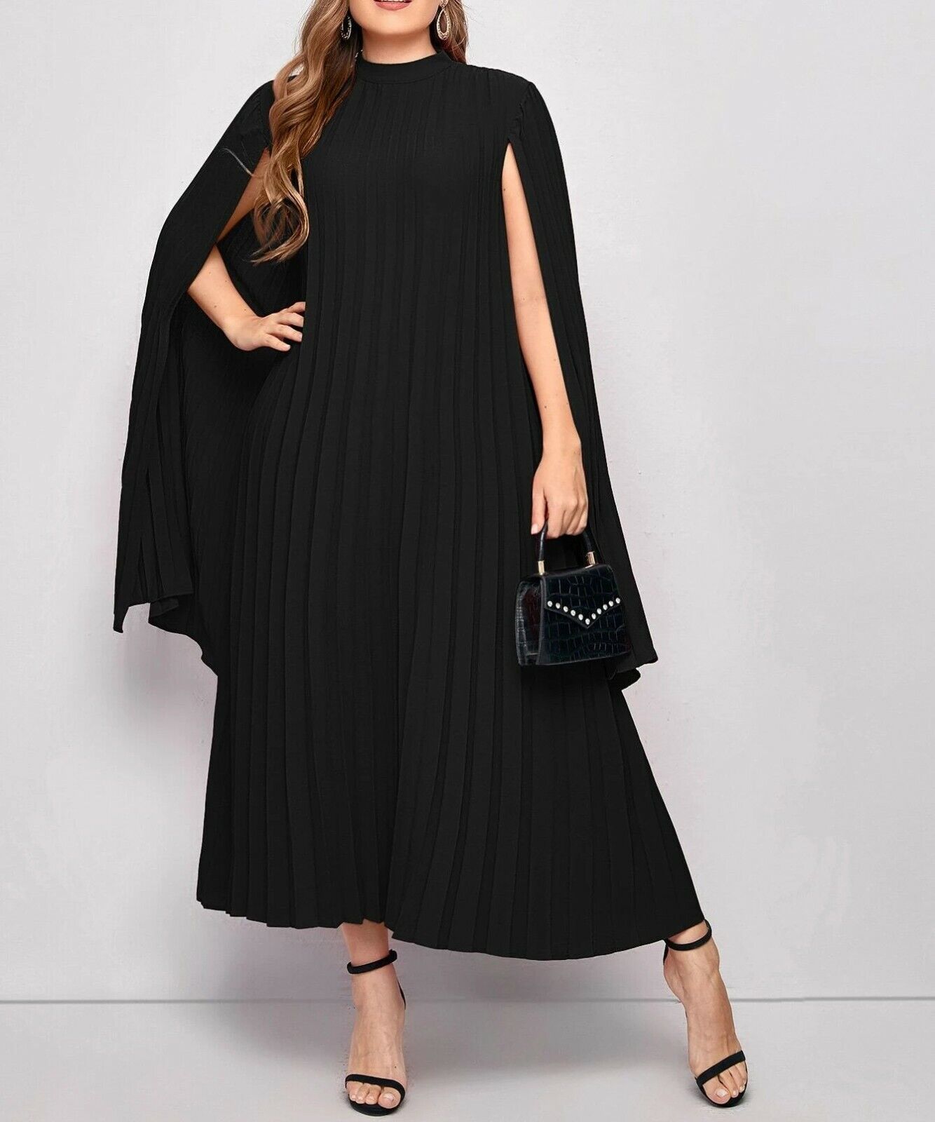 cape dress long