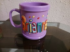 BRIANNA - NEW Personalized Childs Kids Mug Cup Plastic 3D John Hinde