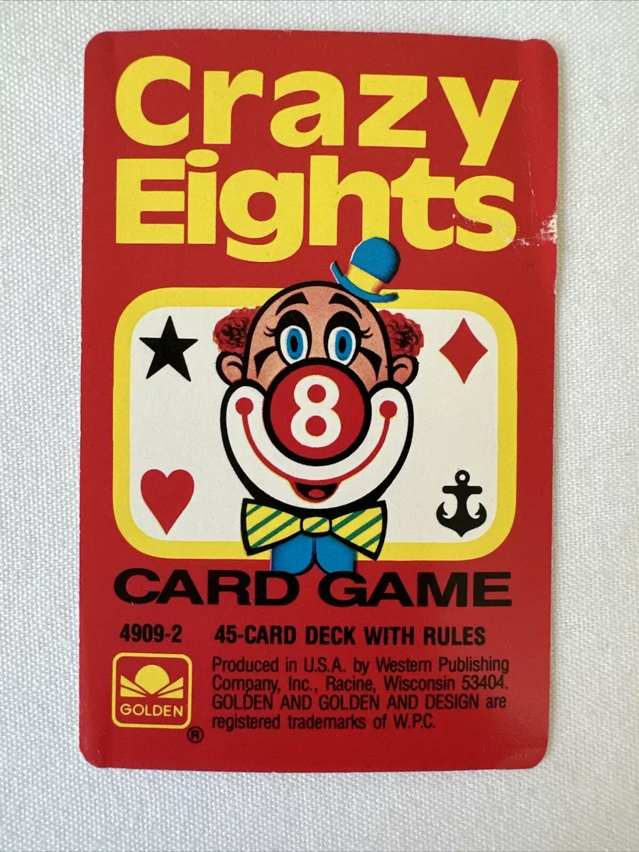 vintage crazy eights card game