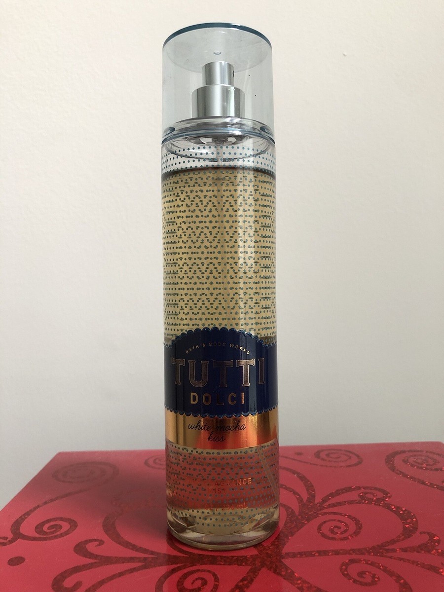 Bath & Body Works WHITE MOCHA KISS Tutti Dolci 7 oz Fragrance