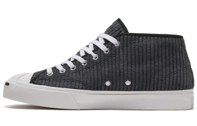 Converse Jack Purcell Mid Black Corduroy - 169794C New Size