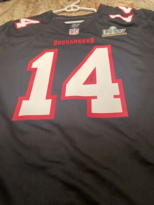 Nike Chris Godwin Jersey XL Super Bowl LV 55 Black Tampa Bay Buccaneers 