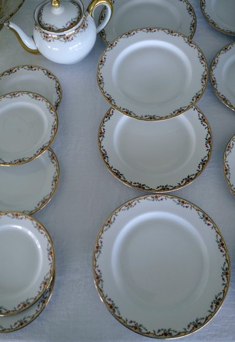 Vintage Limoges France VIGNAUD~The Meuse~9.5” DINNER PLATE! 8Available~EXCELLENT - Picture 5 of 20