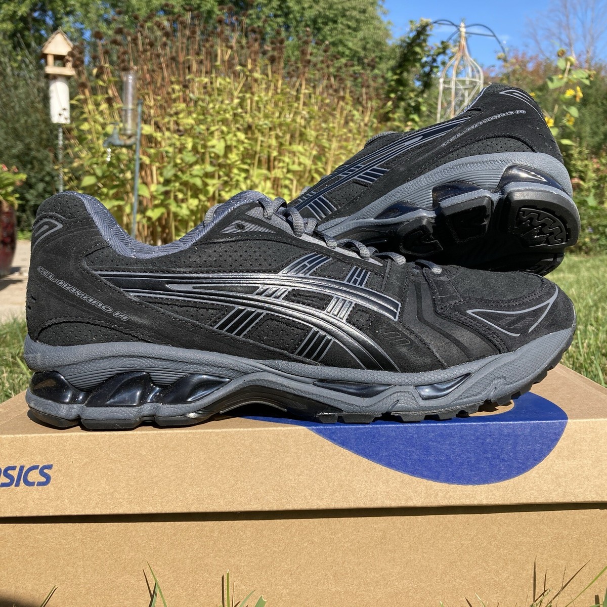 ASICS　アシックス　GEL-KAYANO 14　キャリアーグレイ✕ブラック Size 12 - Asics Gel Kayano 14 Black Carrier Grey for sale online