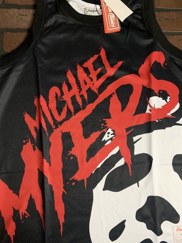 MICHAEL MYERS Headgear Classics Basketball Jersey ~Never Worn~ L XL - Picture 2 of 5