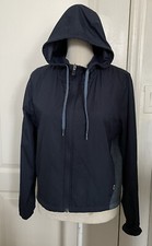 OAKLEY Jacket Women  s M/M Hooded Full Zip Pockets Blue