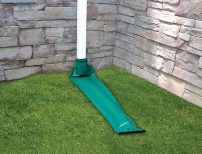 Frost King DRAIN AWAY 8' Green Plastic K Downspout Extension Unrolls DE200 NEW!!