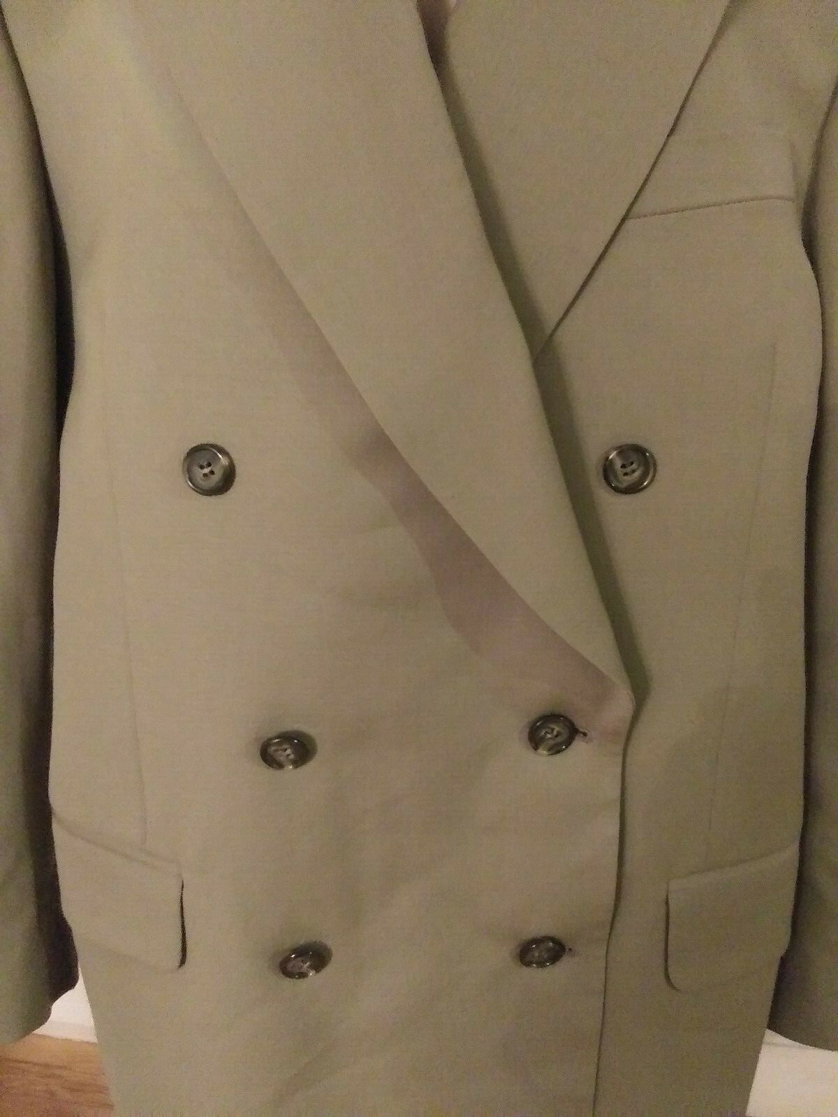 SAINT LAURENT YVESSAINTLAURENT GIACCA TUTA UOMO VERDE TAGLIA 40R MOLTO ATTRAENTE