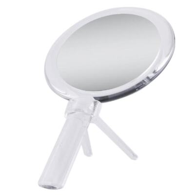 Zadro Double-Sided Handheld Mirror for Makeup w/ Magnification & Stand