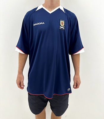 Vintage National Scotland 2008 2009 2010 Home Jersey Shirt Soccer