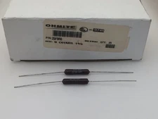 (10 pcs) 25F9R0 Ohmite, 5 Watt 9 Ohm 1%, Wirewound (Vitreous Enamel) Resistor