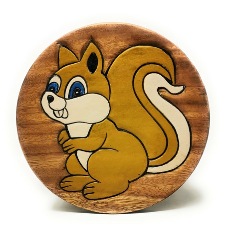 Kinderhocker Holz 25 cm mit Tiermotiv Kinderstuhl kleiner Hocker für Kinder - Bild 46 von 155