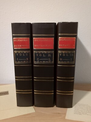 Encyclopedia Britannica 全24巻セット　1768年 Encyclopedia Britannica 1768 Set of 24 Volumes Vintage 1945
