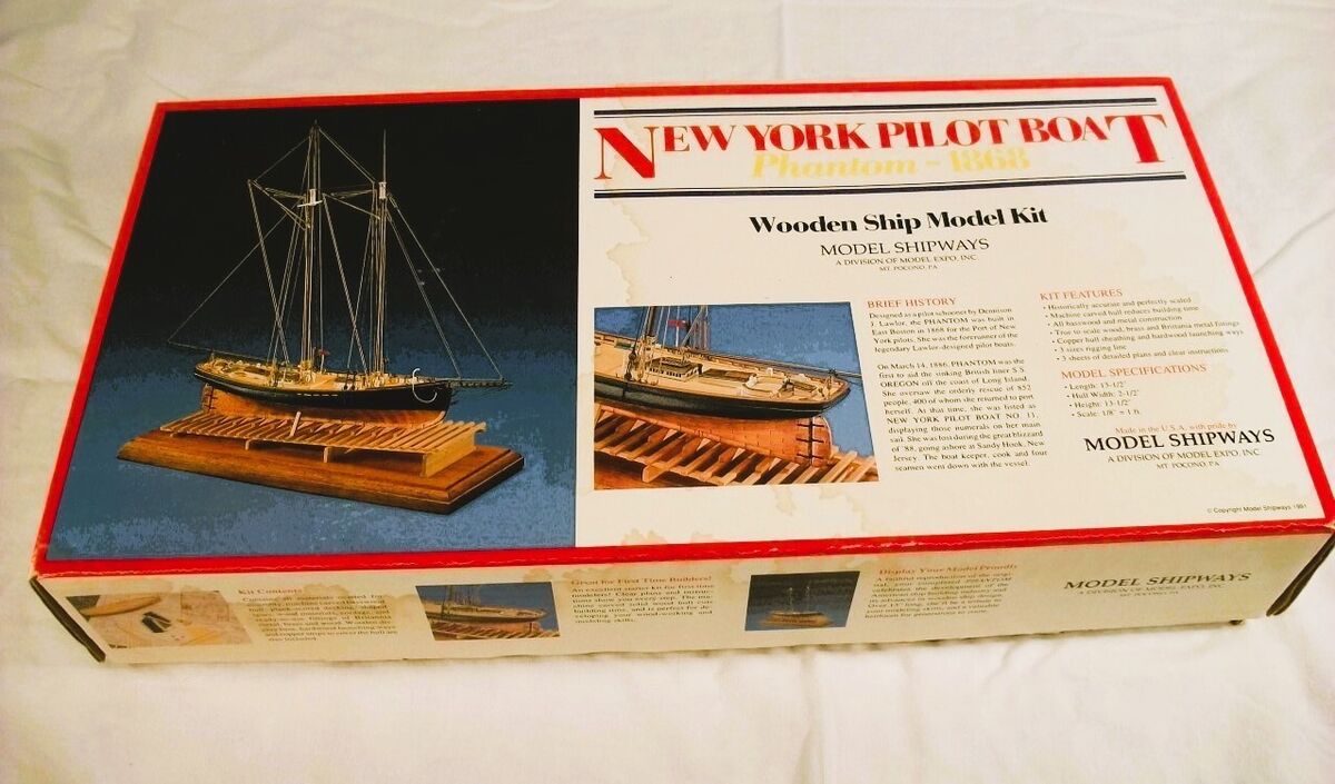 New York Pilot Boat, Phantom - 1868, Wooden Ship Model Kit New York Pilot Boat, Phantom - 1868, Wooden Ship Model Kit