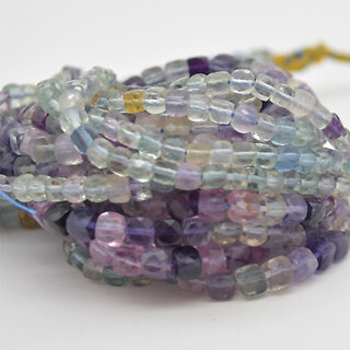FACETED Cube Beads - 15" Strand, for Jewellery Making, 3.5mm-4.5mm - Picture 41 of 58