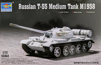 Trumpeter 07282 - 1:72 Russian T-55 Medium Tank M1958