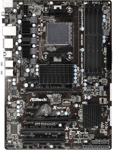 Pour carte mère ASROCK 970 Extreme3 AMD AM3/AM3+ DDR3 ATX Mainboard - Photo 2/2