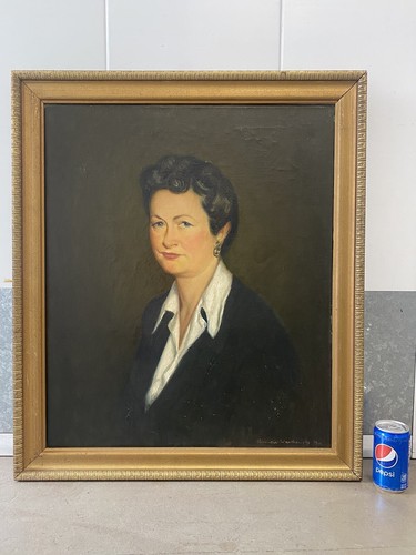 π₯ Antique Jewish American Impressionist Woman Portrait Oil Painting, WARSHAWSKY - Picture 2 of 18