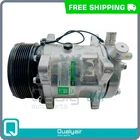 A/C Compressor for Sanden SD508 & H14 - 12V - 7 Groove Serpentine