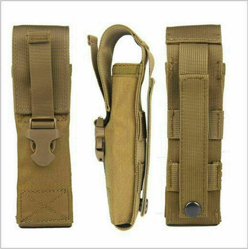 Flashlight Torch Nylon Pouch Holster Belt Clip Case Bag Knife Holder Waist Pouch - Picture 4 of 16