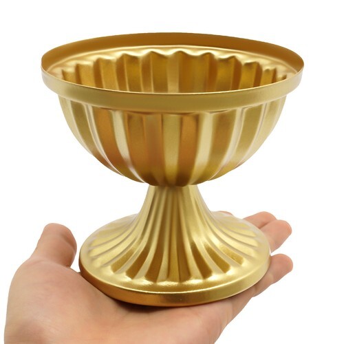 10 Stück Vase Hochzeit Gold Blumengesteck Töpfe Tischdeko Metallvase Party - Bild 21 von 24