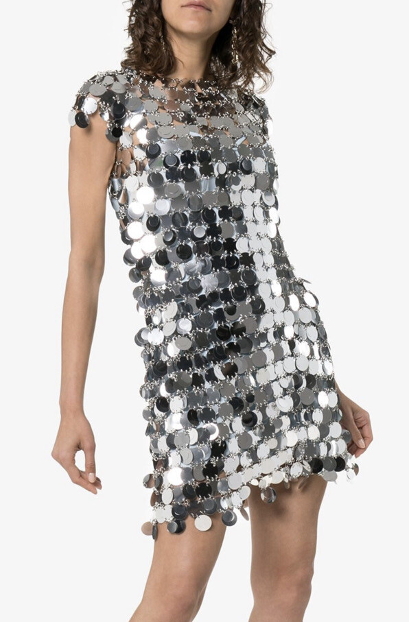 paco rabanne disk dress
