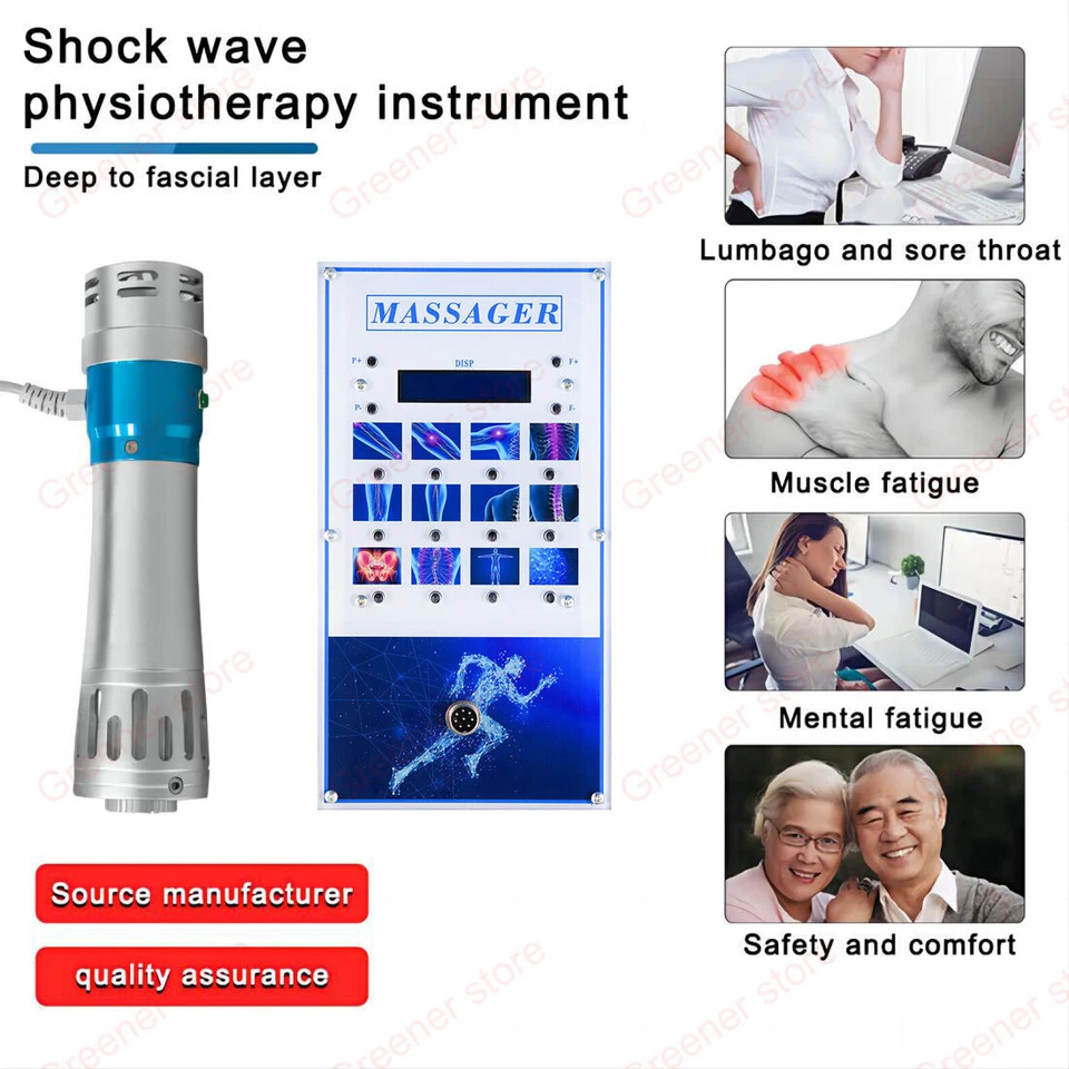 ED Shock Wave Therapy Machine Pain Relief ED Treatment Muscle Body Massager - Image 2 of 4