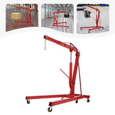 #ad 2 Ton Folding Engine Hoist Cherry Picker Shop Crane Hoist Lift Hydraulic Powered $223.60