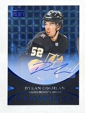Dylan Coghlan 2020-21 Skybox Metal Universe Prospects Star Sapphires Auto #PP-32