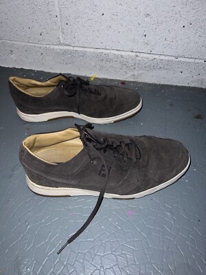 Mens FootJoy Golf Casual Suede Shoes Gray 54513 Spikeless Size