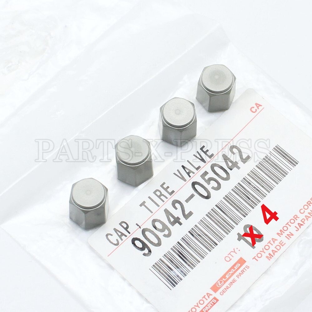 GENUINE TOYOTA LEXUS IS350 LS460 LX570 TIRE VALVE PLASTIC CAP KIT  