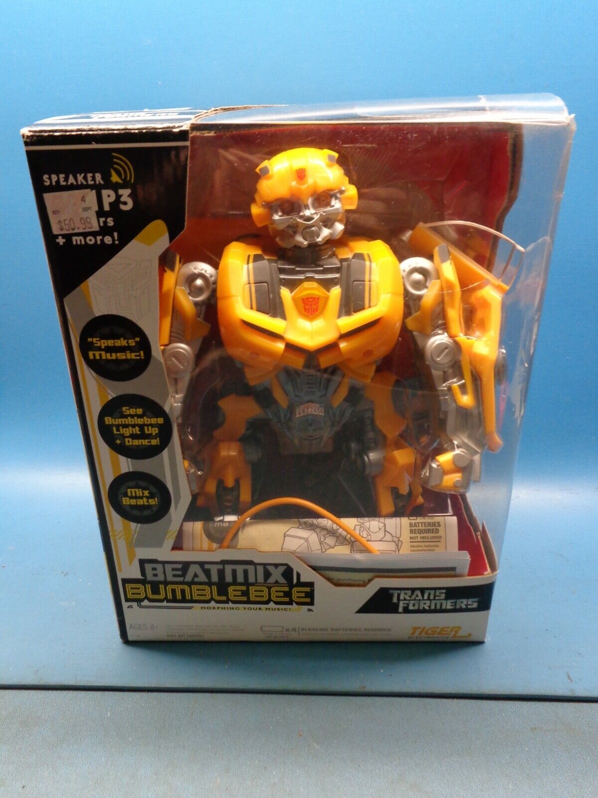 BEATMIX BUMBLEBEE Transformers Dancing Speaker for compatible audio device READ