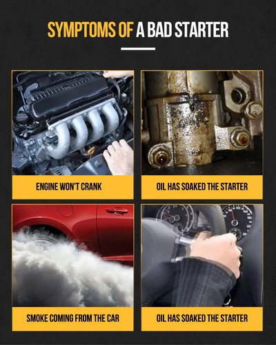 New Starter For Chevrolet Impala Limited 2014-2016 3.6L 217Cid 17986N 410-48100 - Picture 5 of 16
